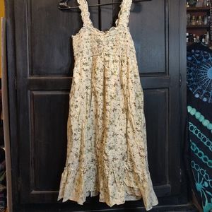 LAST CHANCE SO Juniors Flower Print Midi Dress